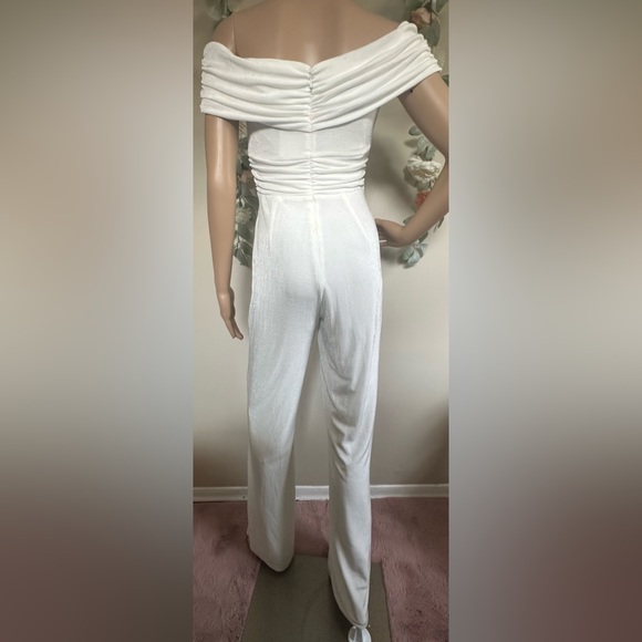 Misha Kara Jersey Off The Shoulder Jumpsuit - Picture 9 of 16